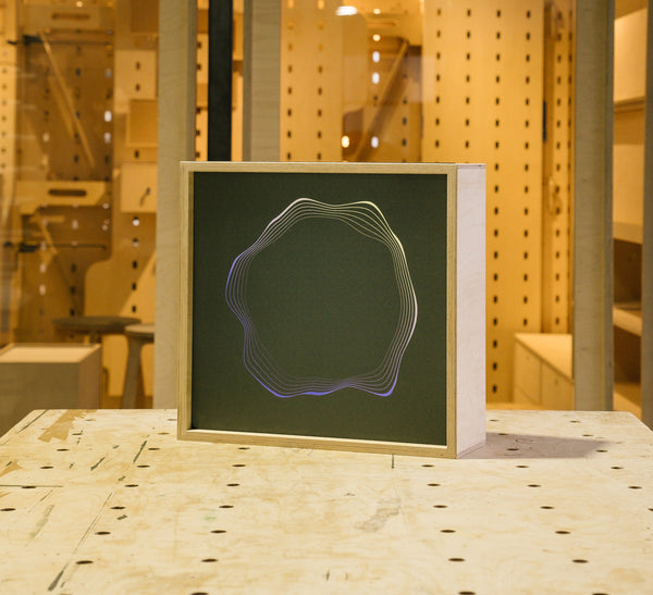 Small square Birch Ply Lightbox