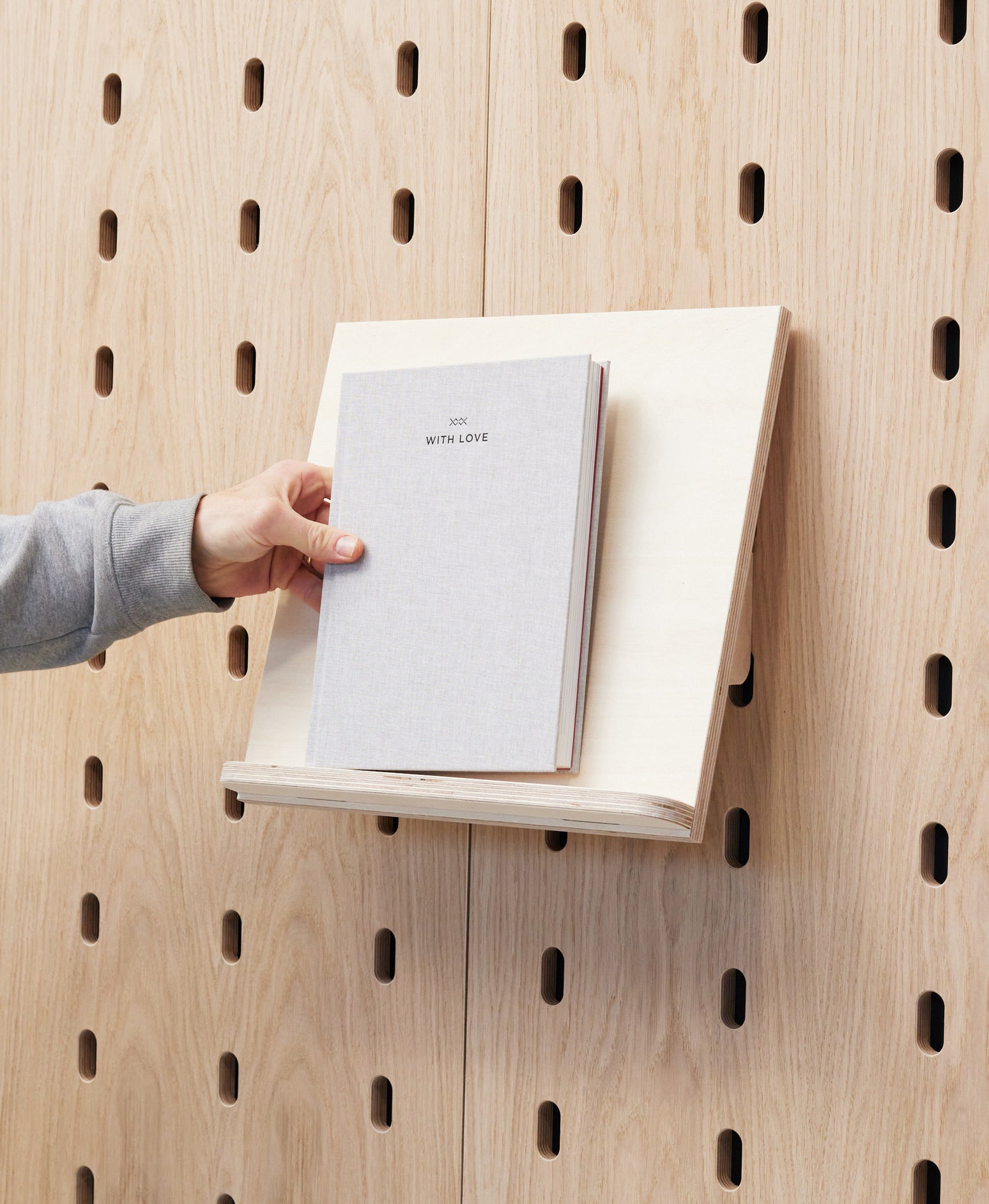 Angled Bookstop Angled book holder